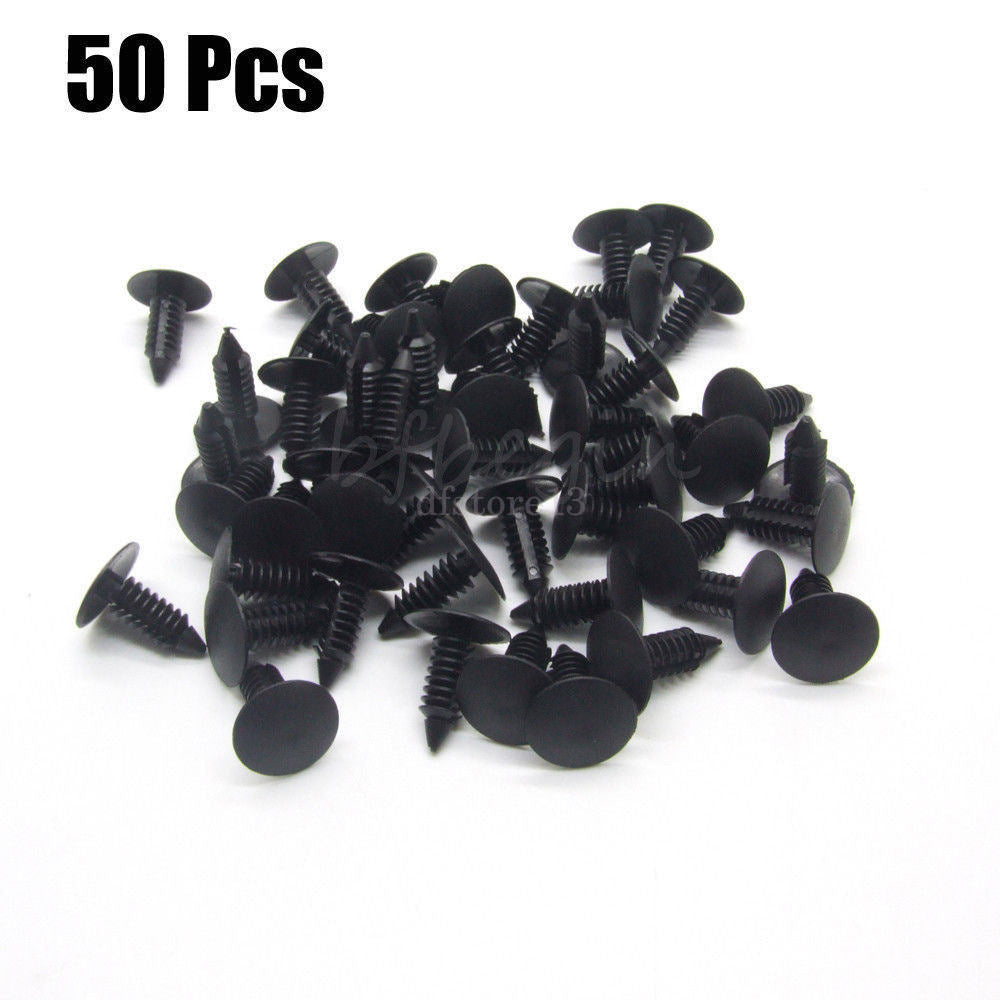 50-piece anti-collision clips, car body hole plastic rivet fasteners, mudguards - Plastic promotion