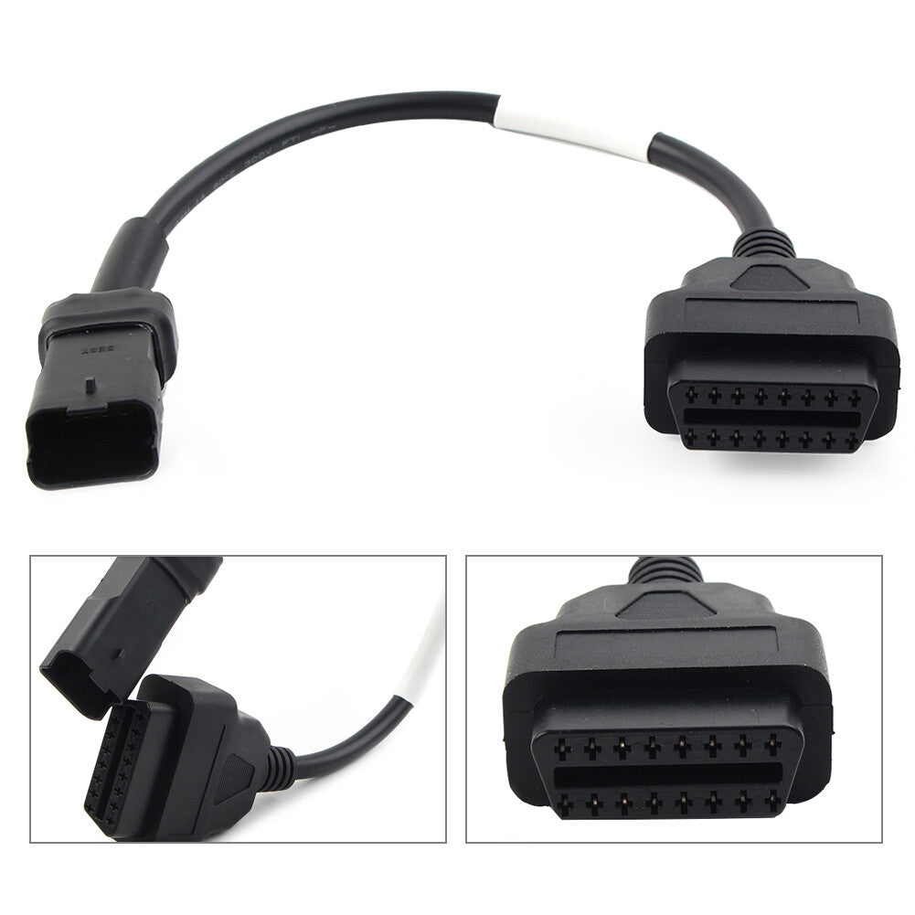For Multistrada for Ducati 4Pin to OBD2 Diagnostic Tool Code Reader Adapter Cable