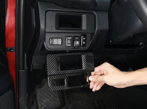for Toyota Tacoma 2016-2022 ABS Carbon Fiber Function Control Button Frame Trim