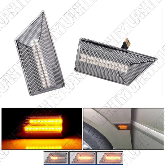 2 Pcs Side Marker Turn Signal Light for Opel Signum 2003-2008 Vectra C 2002-2008
