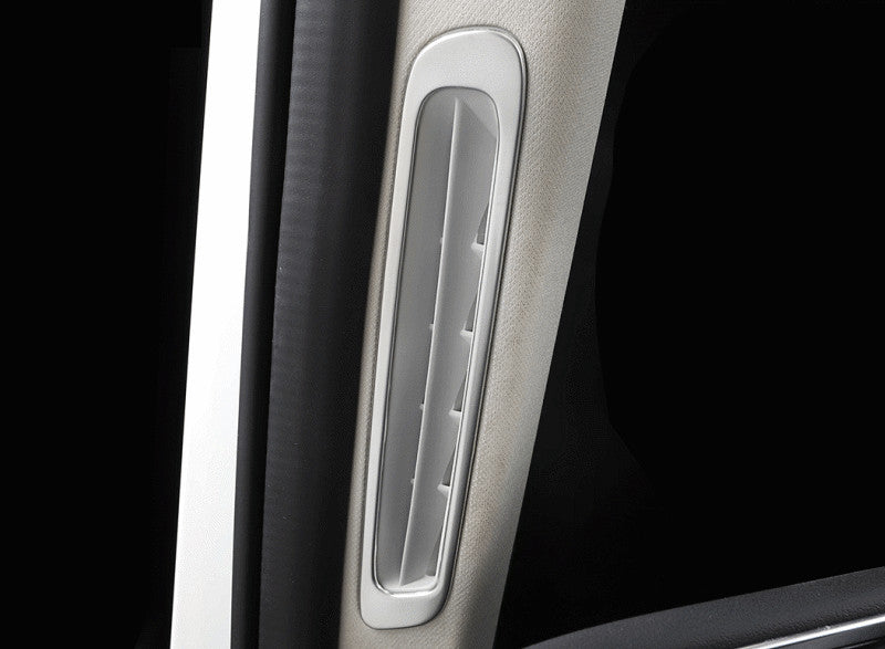 for Mazda 3 Axela 19-2023 Silver Steel A Pillar Air Outlet Vent Frame Cover Trim