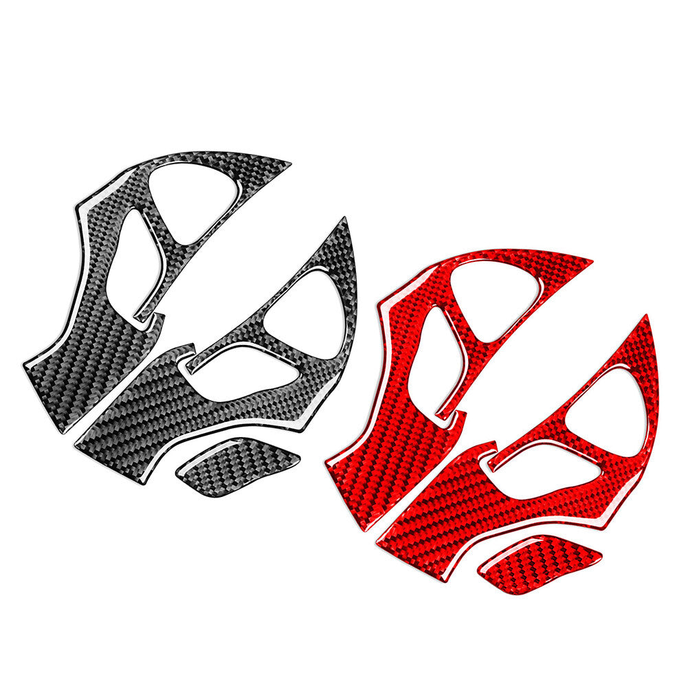 Carbon Fiber Steering Wheel Button Cover Trim for Infiniti JX35 QX60 2013-16 15