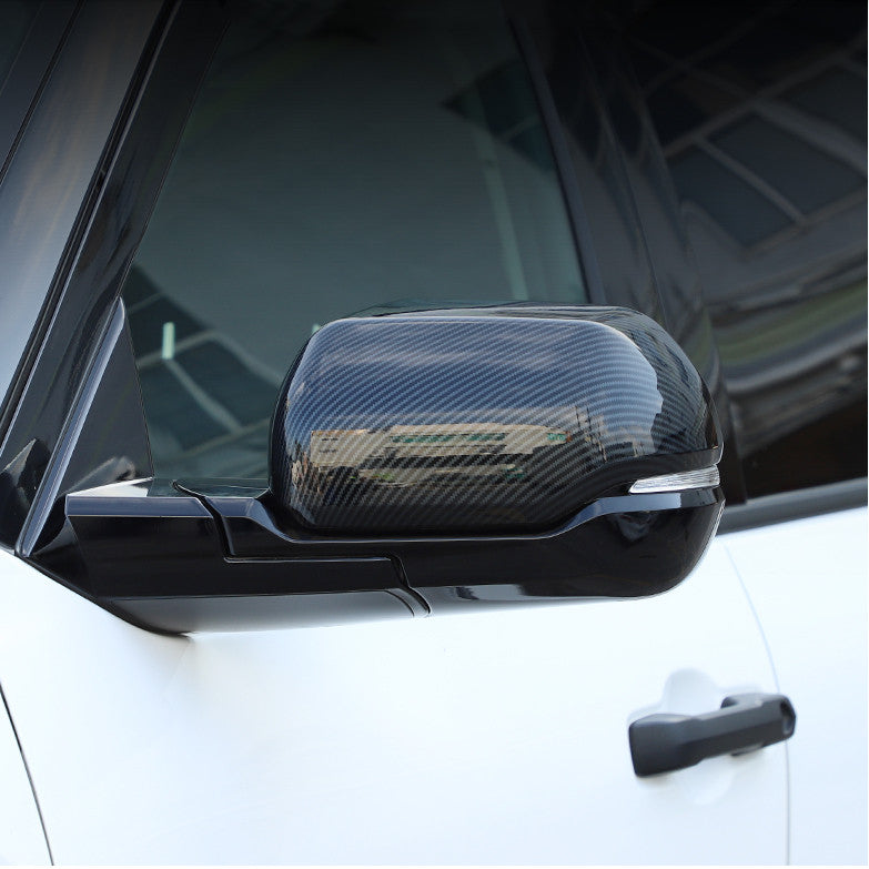 for Toyota Tundra 2022-24 Carbon Fiber Look Side Mirrors Rearview Trim Cover 2X