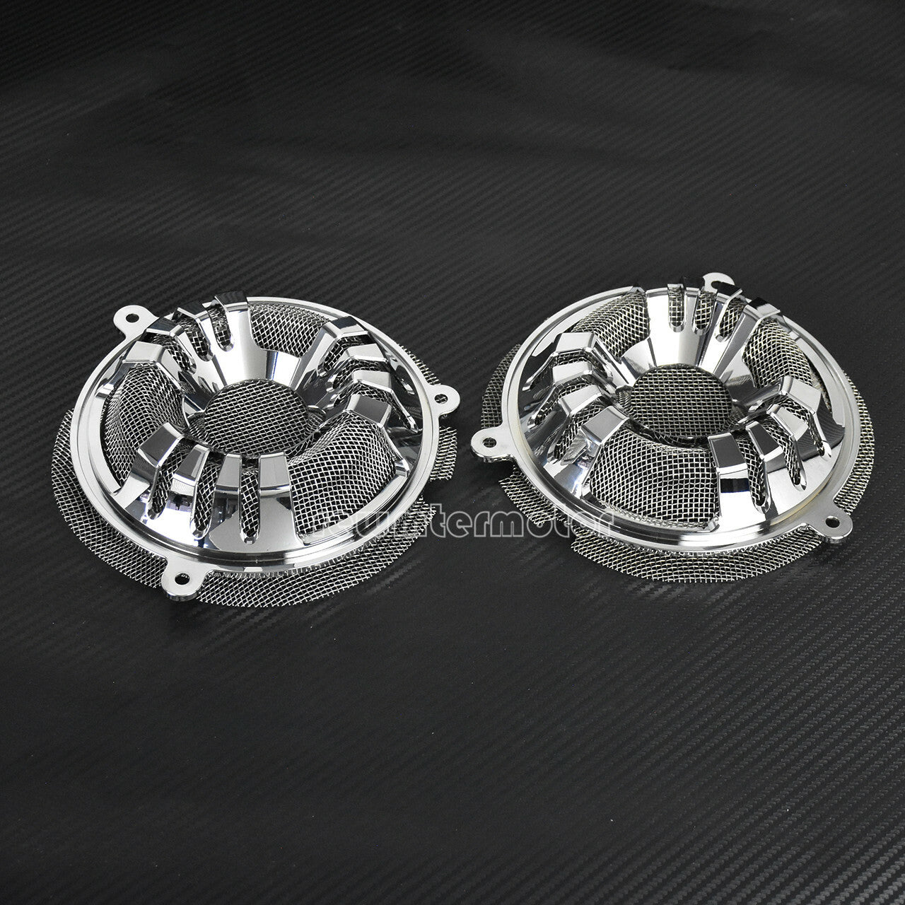 Billet Front Speaker Grill Masks Cover Fit for Harley Touring FLHTKL CVO 2014-19