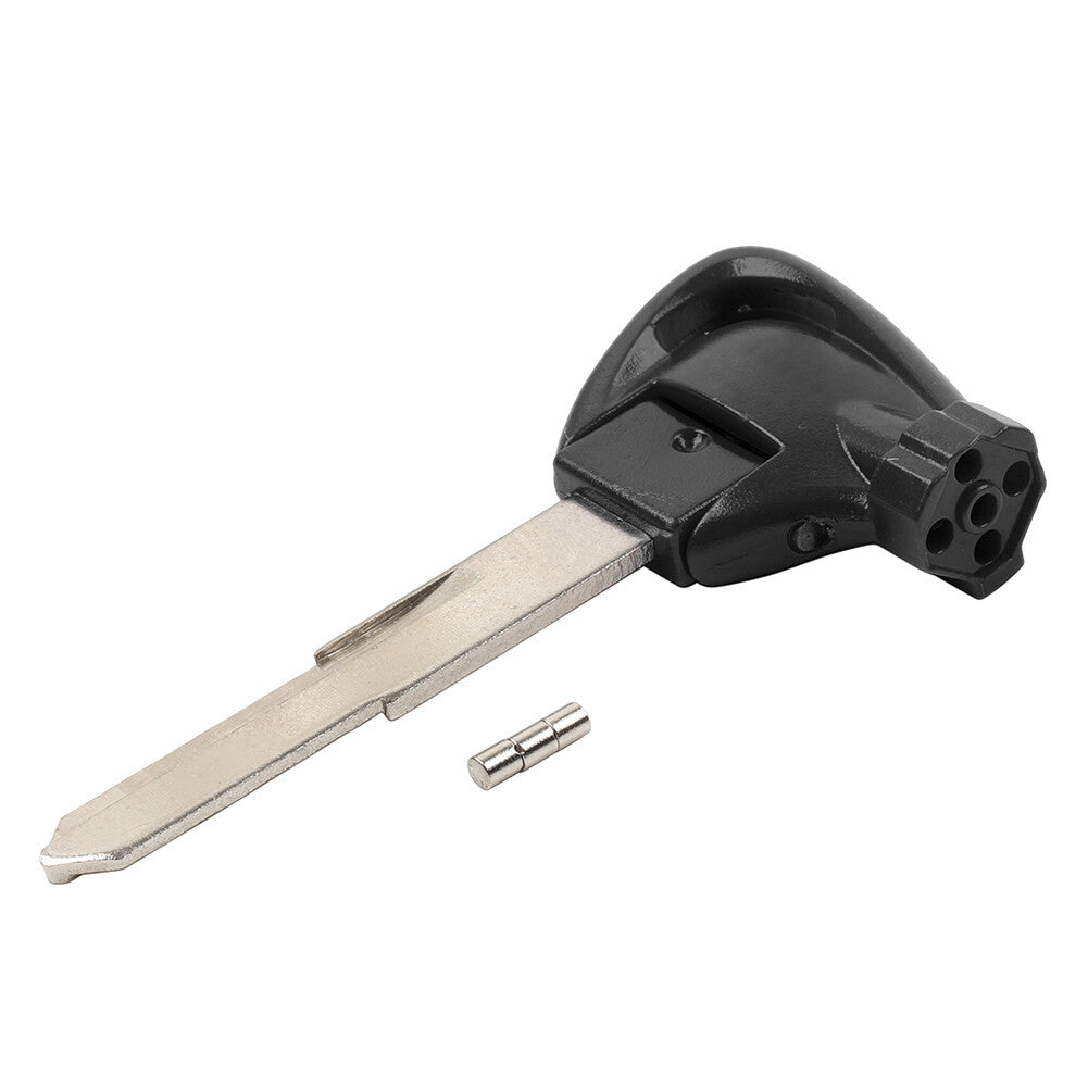 Right Ignition Key Blank Uncut Blade Black for Yamaha Motorbike Scooter