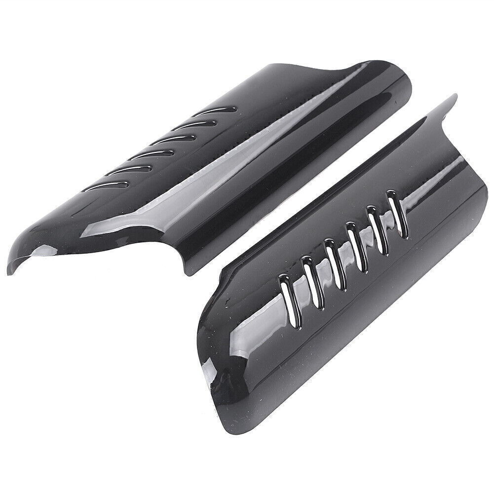 Fit Touring Road King Classic FLHRC Black Fork Lower Leg Deflector Shield Cover