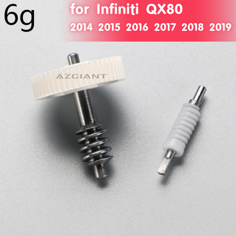 Side mirror folding motor gear repair kit for Infiniti QX80 2014 2015 2016 ~ 2019
