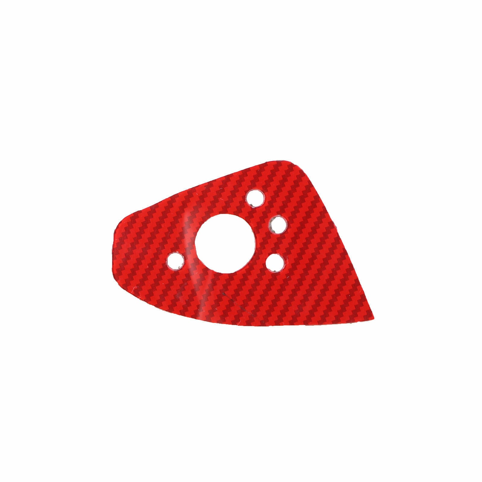 for Audi TT 2008-2014 Red Carbon Fiber Inner Main Driving Knob Button Cover Trim