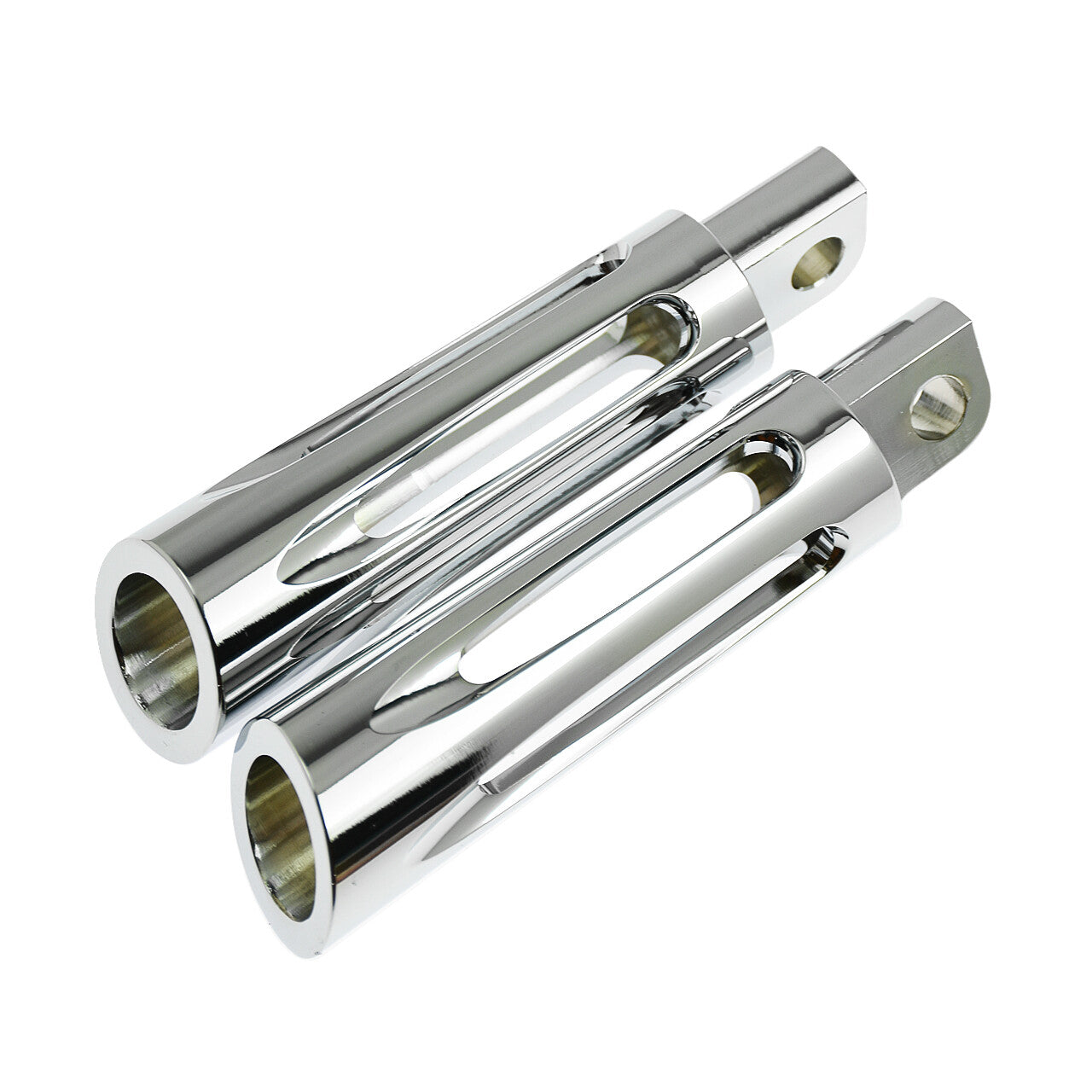 Chrome Hollow Male Mount Foot Rest Peg for Harley Touring Sportster Dyna Softail