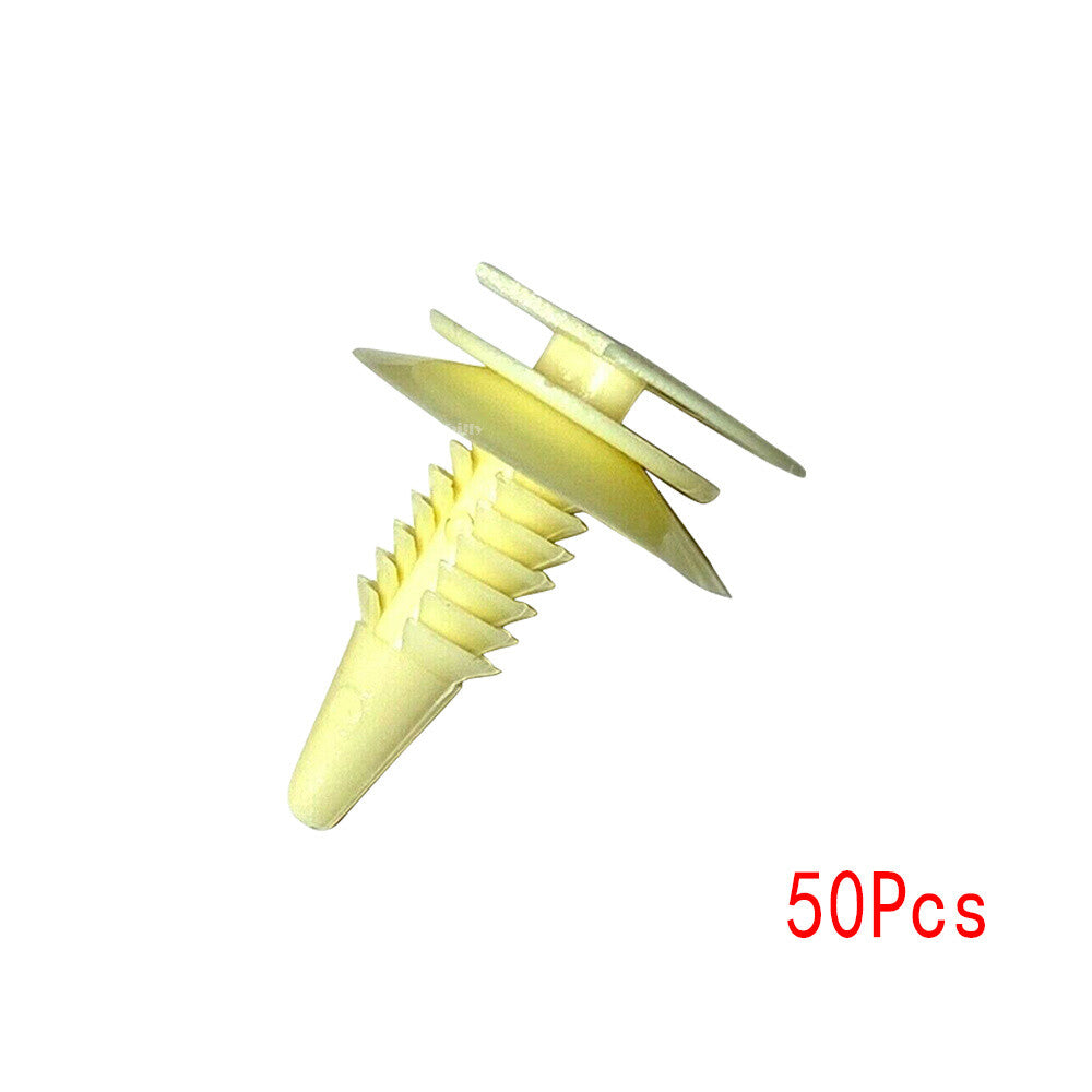 50 Pcs Door Trim Panel Retainer Nylon Clip Fastener Fit For 1978-On 3065575