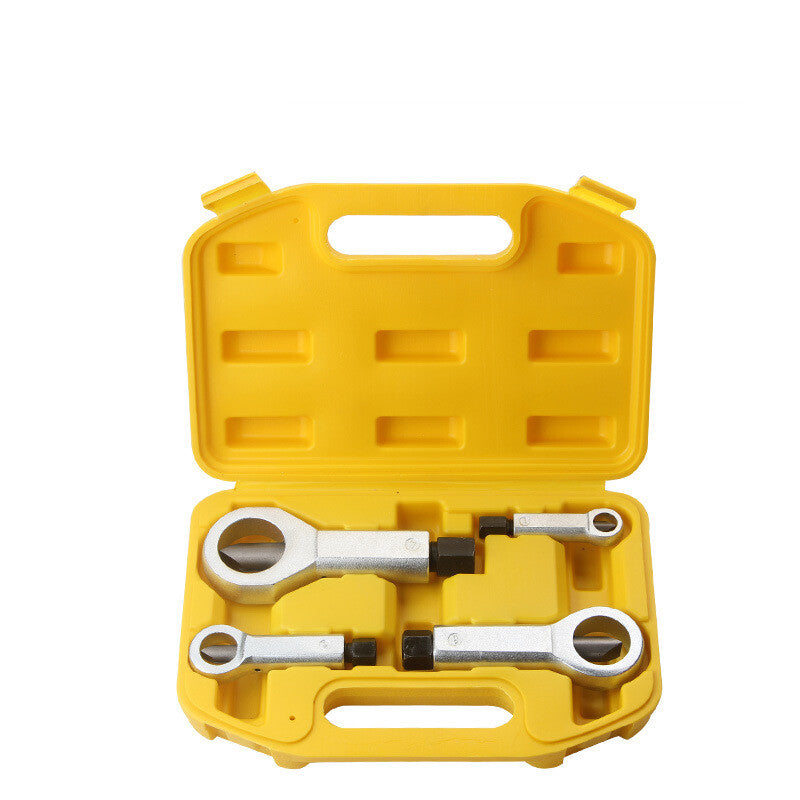 4pcs Metal Nut Splitter Cracker Rusty Nut Separator Tool for Removing Broken Nut