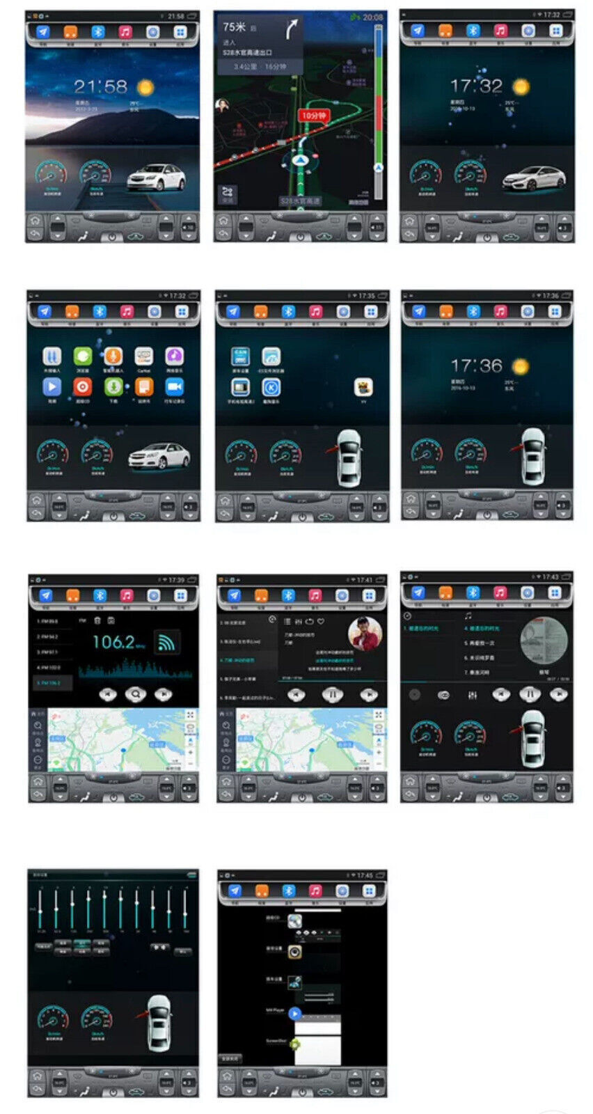 for Jaguar XJ 04~08 GPS Navigation Car Android Radio carpaly audio Wifi 9.7