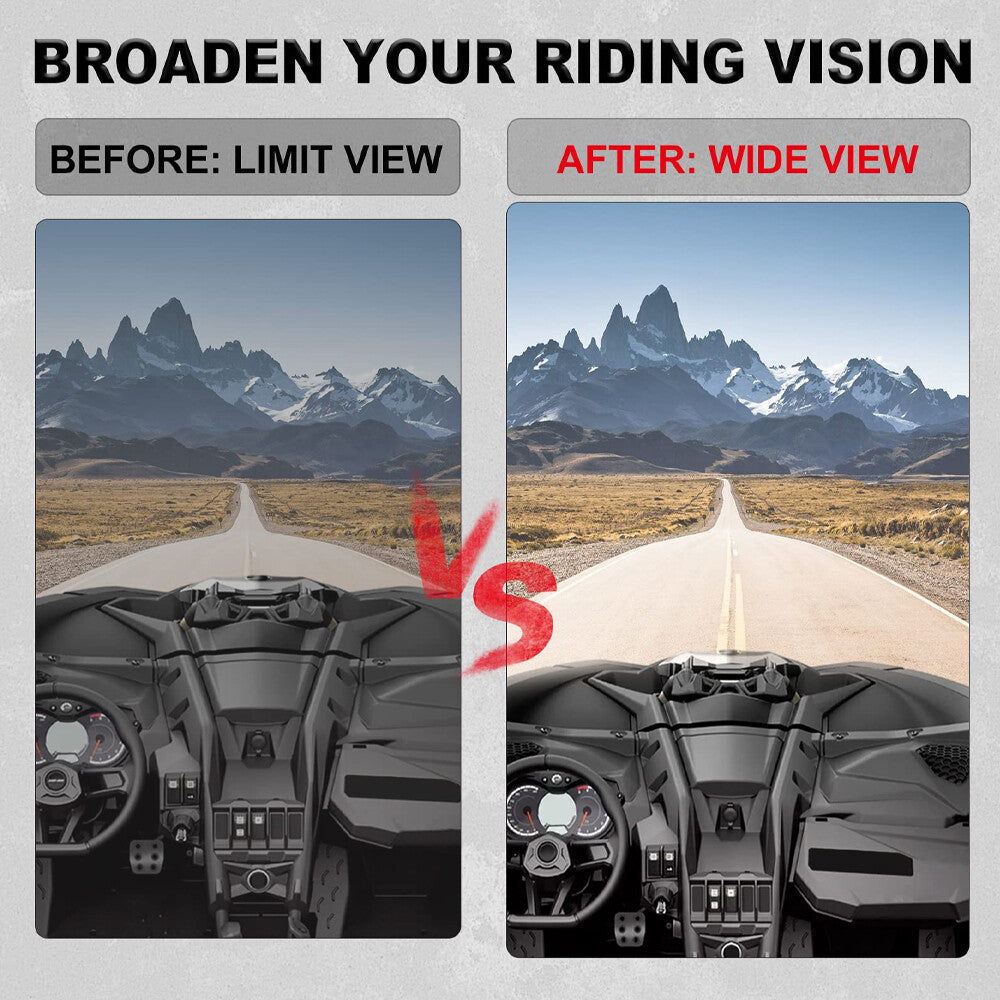 4 x Black for Seat Raise Upright Seating Position Lift Up for Can Am Maverick X3 UTV