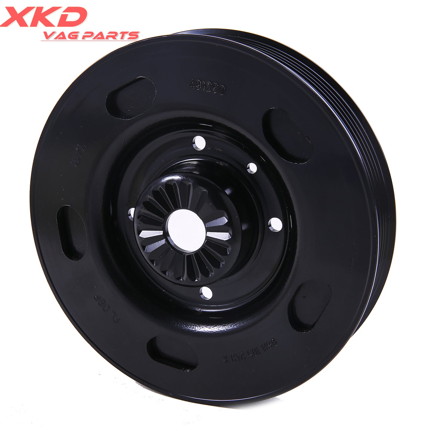 Crankshaft pulley resonant damper paired with for Volkswagen for Passat , for Golf , for Audi Q3, TT 06h105243k