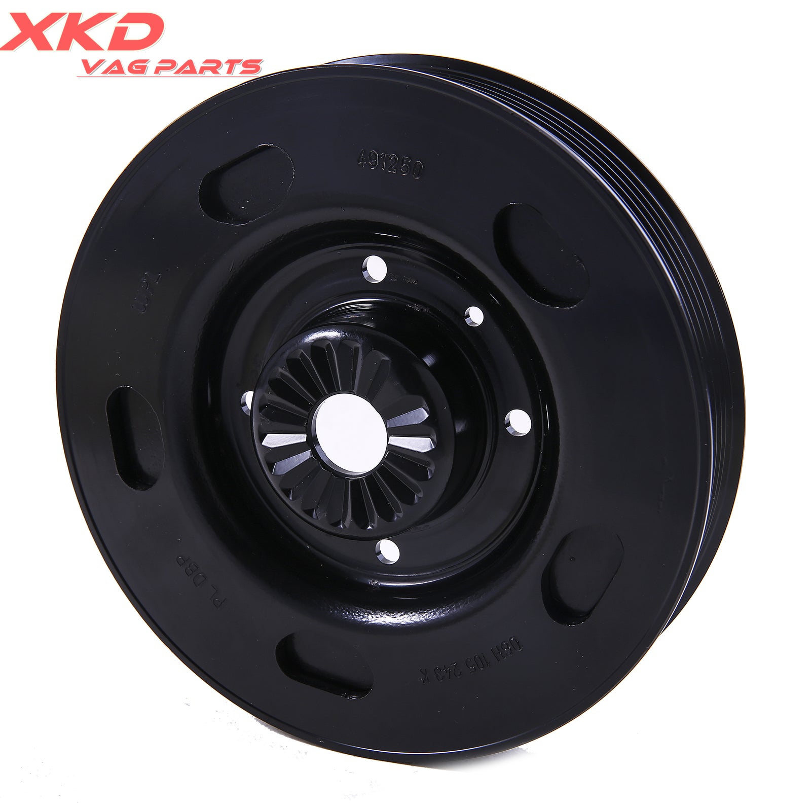 Crankshaft pulley resonant damper paired with for Volkswagen for Passat , for Golf , for Audi Q3, TT 06h105243k