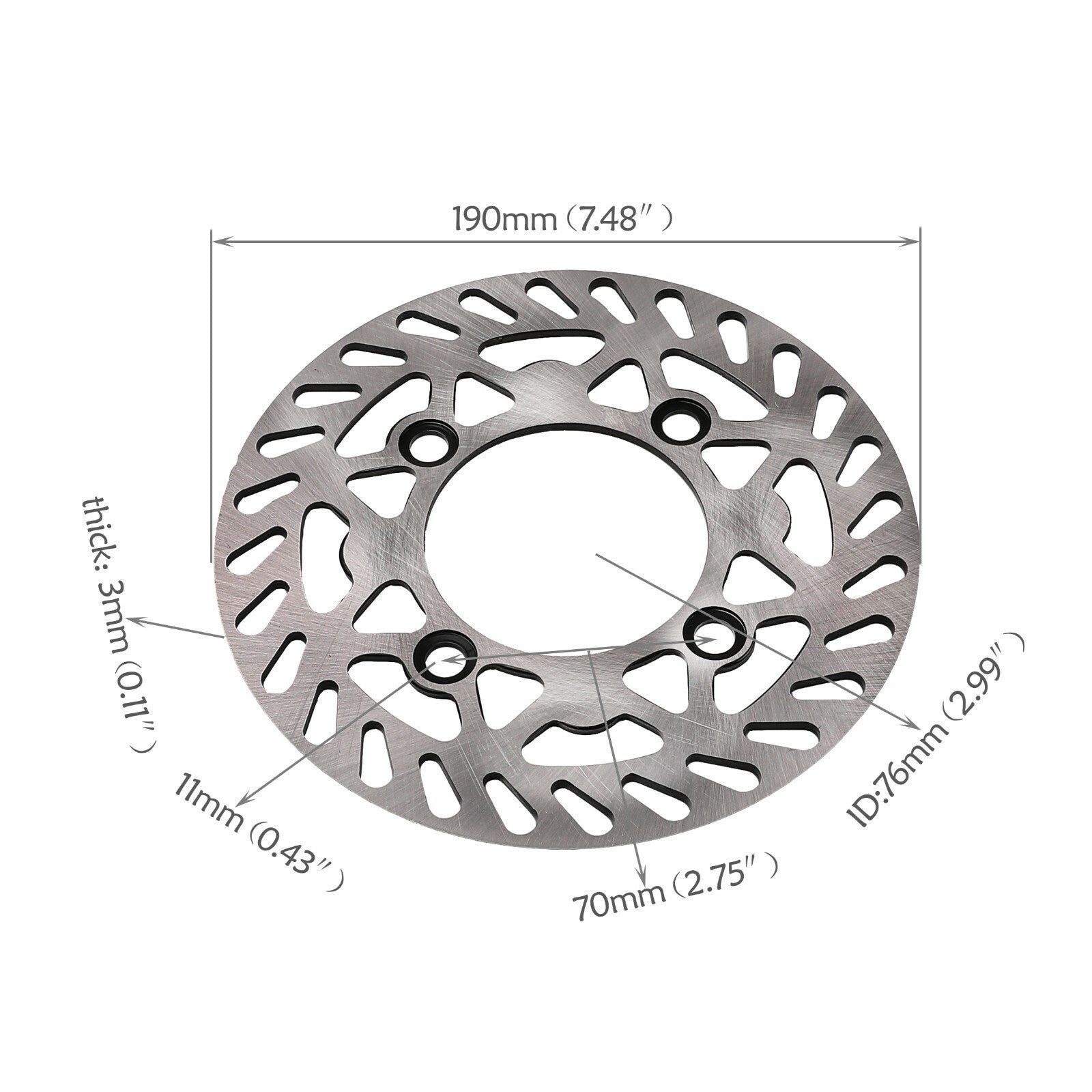 90/100 - 14 Inch Rear Back Wheel Disc Brake Kit Pit Dirt Bike 110cc 125cc 160cc