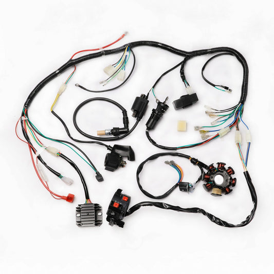 150CC 200CC 250CC All-Terrain Vehicle Go-Kart Electric Wiring Harness CDI Coil Stator