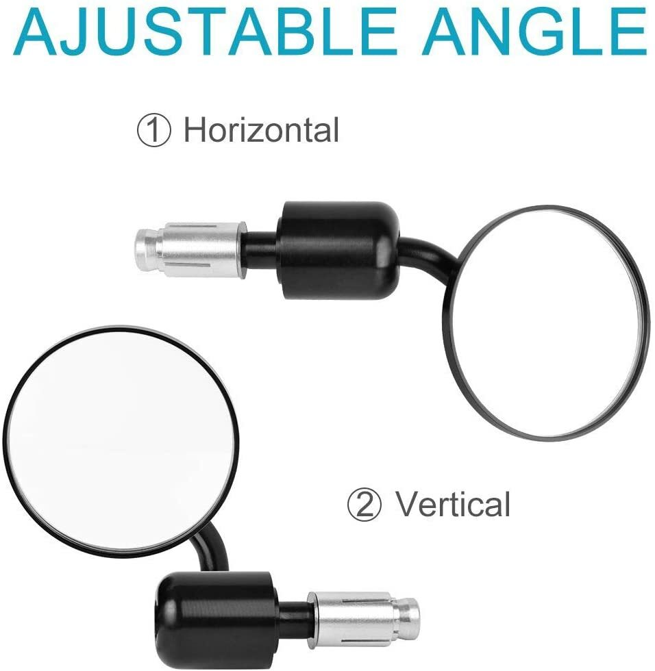 Motorcycle Handlebar Rearview Side Standard 7/8 Hollow Mirror Fit Honde for Yamaha