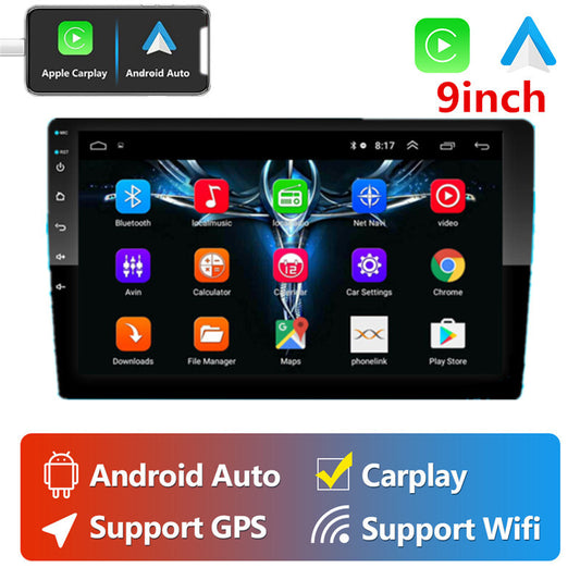Car Stereo Radio 9in Android MP5 Player Bluetooth FM Radio For Carplay GPS Navi