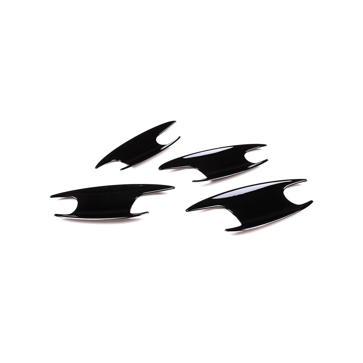 Gloss Black ABS Outer Side Door Handle Bowl Trim for Benz C Class W206 2022-2023