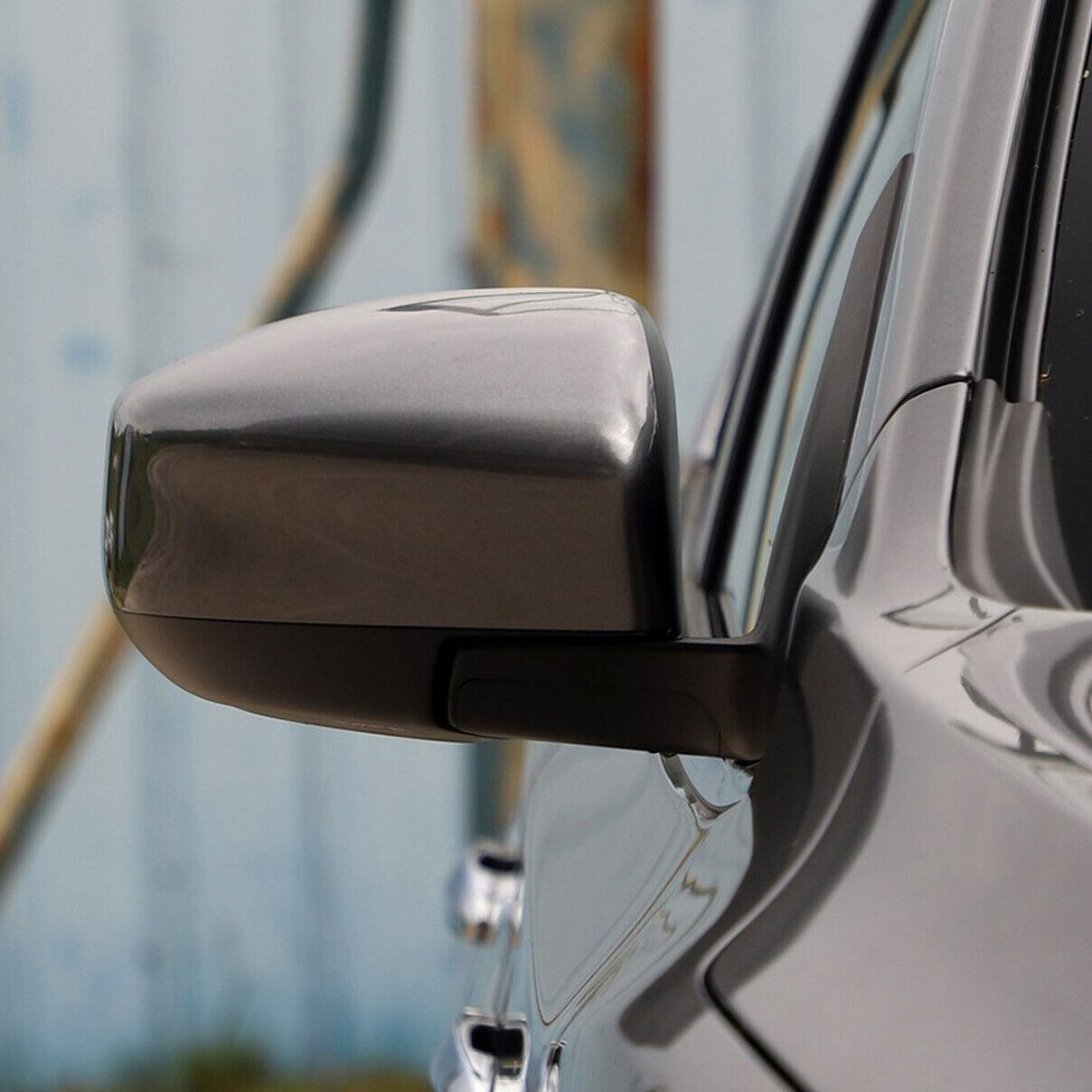 Gray Right Passenger Side Rear Mirror Cap Cover for Nissan Sentra 13-19
