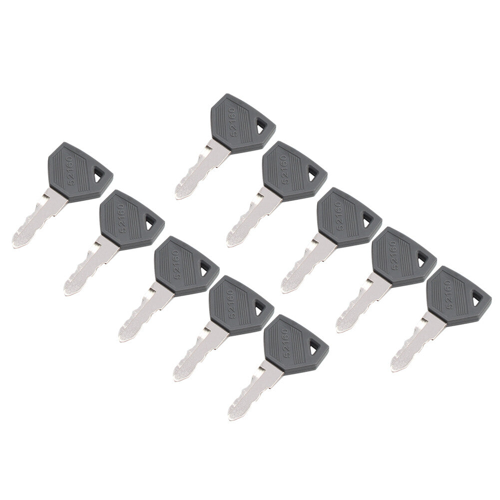 10¢ªIgnition Keys 198360-52160 AM879480 For Yanmar EX450 Cub Cadet Tractor SC2400