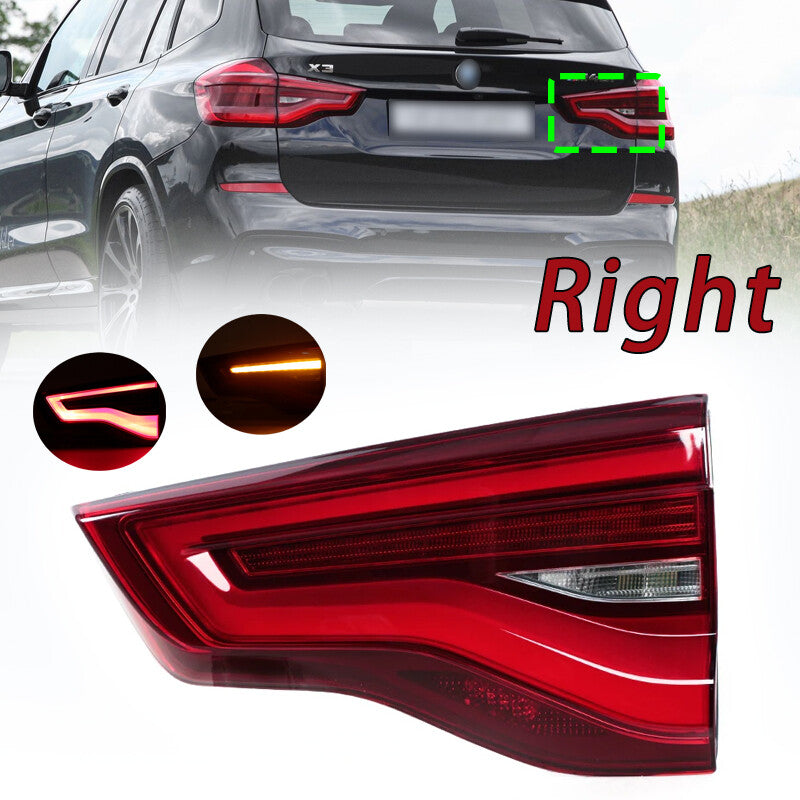 One-piece right taillight assembly for BMW X3 G01 2018-2020 rear stop brake light.