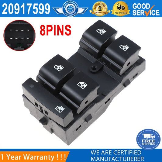 Suitable for 2010-2017 for Chevrolet Equinox front drive side power window switch 20917599