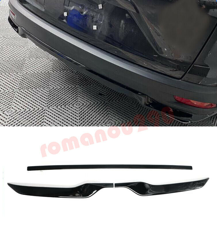 for Honda CRV CR-V 2020-2022 Black ABS Rear Bumper Lip Molding Strip Trim Kit 3x