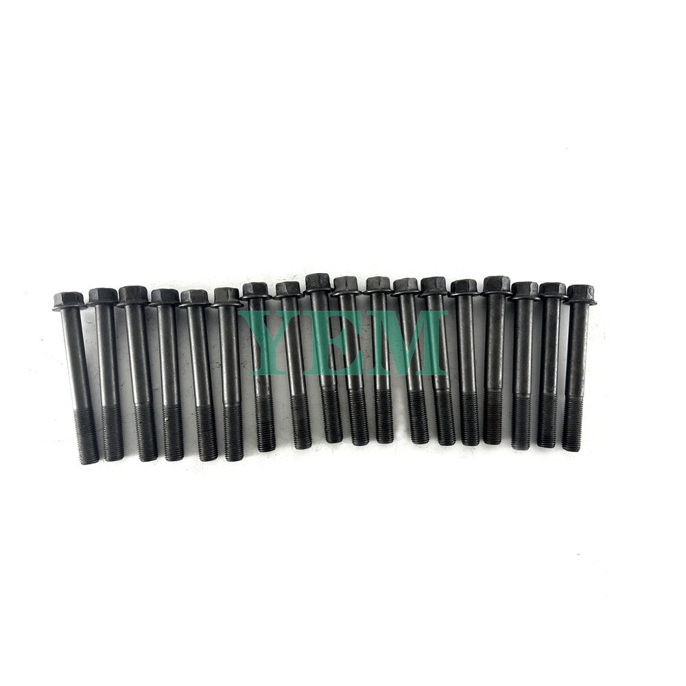 1 Set Engine Head Bolt 18pcs For Yanmar 4TNE86 Engine 4TNE86 Cylinder Head Bolt