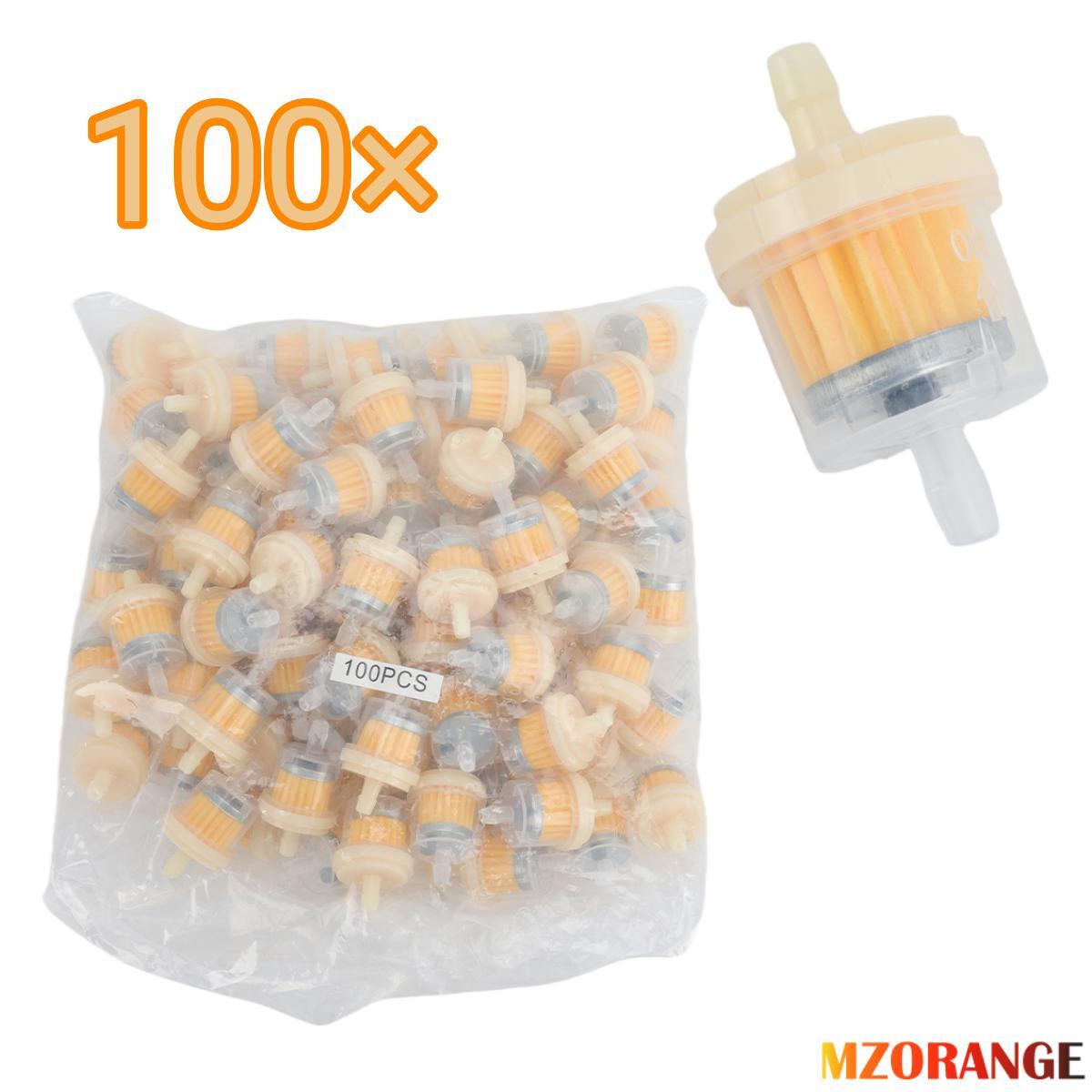 100x Kraftstofffilter Benzinfilter Filter Motorrad Roller Gas Kraftstoff Filter