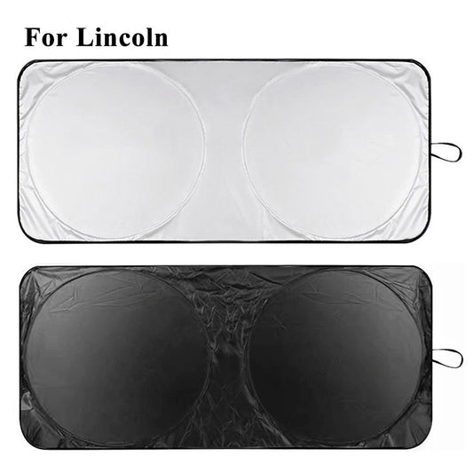 for Lincoln Car Large Windshield Sun Shade Visor UV Block Foldable Screen Cover
