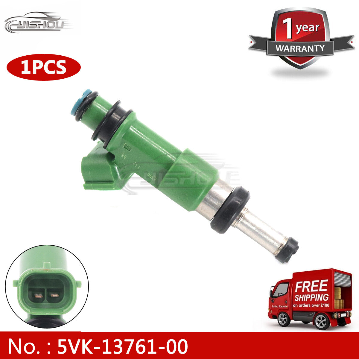 new 5VK-13761-00-00 fuel injector for Yamaha 700 (YFM700) 2006-2016
