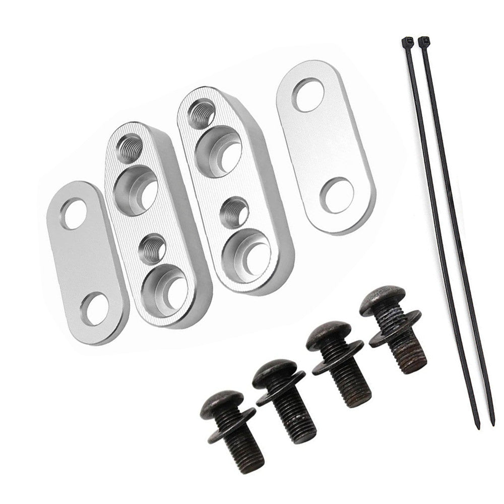 Chrome Adjustable Handlebar Risers Adapter for Honda Goldwings GL1800 2001-2017