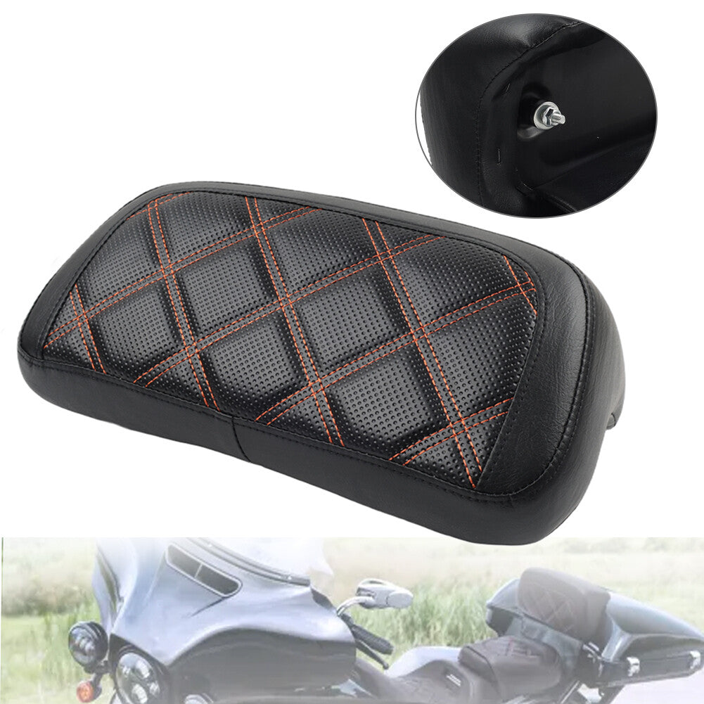 for Harley Street Electra Glide 2014-Up PU Leather Tour Pak Trunk Backrest Pad