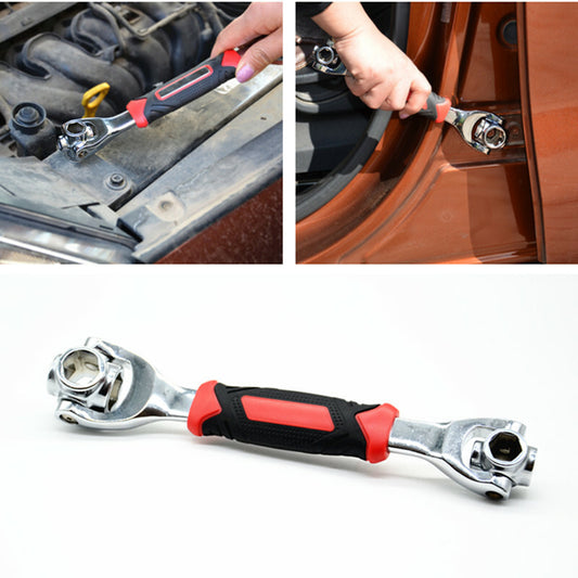 Car Socket Rotatable Wrench 8 10 12 13 14 17 19 21mm Spanner Repair Hand Tool