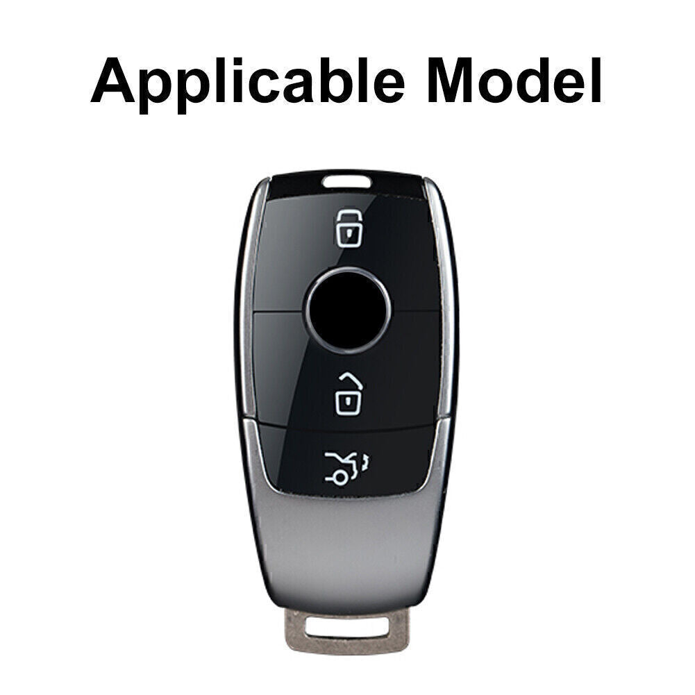 Carbon Fiber Key Fob Case Cover Key Shell for Mercedes-Benz E S Class W213 E200