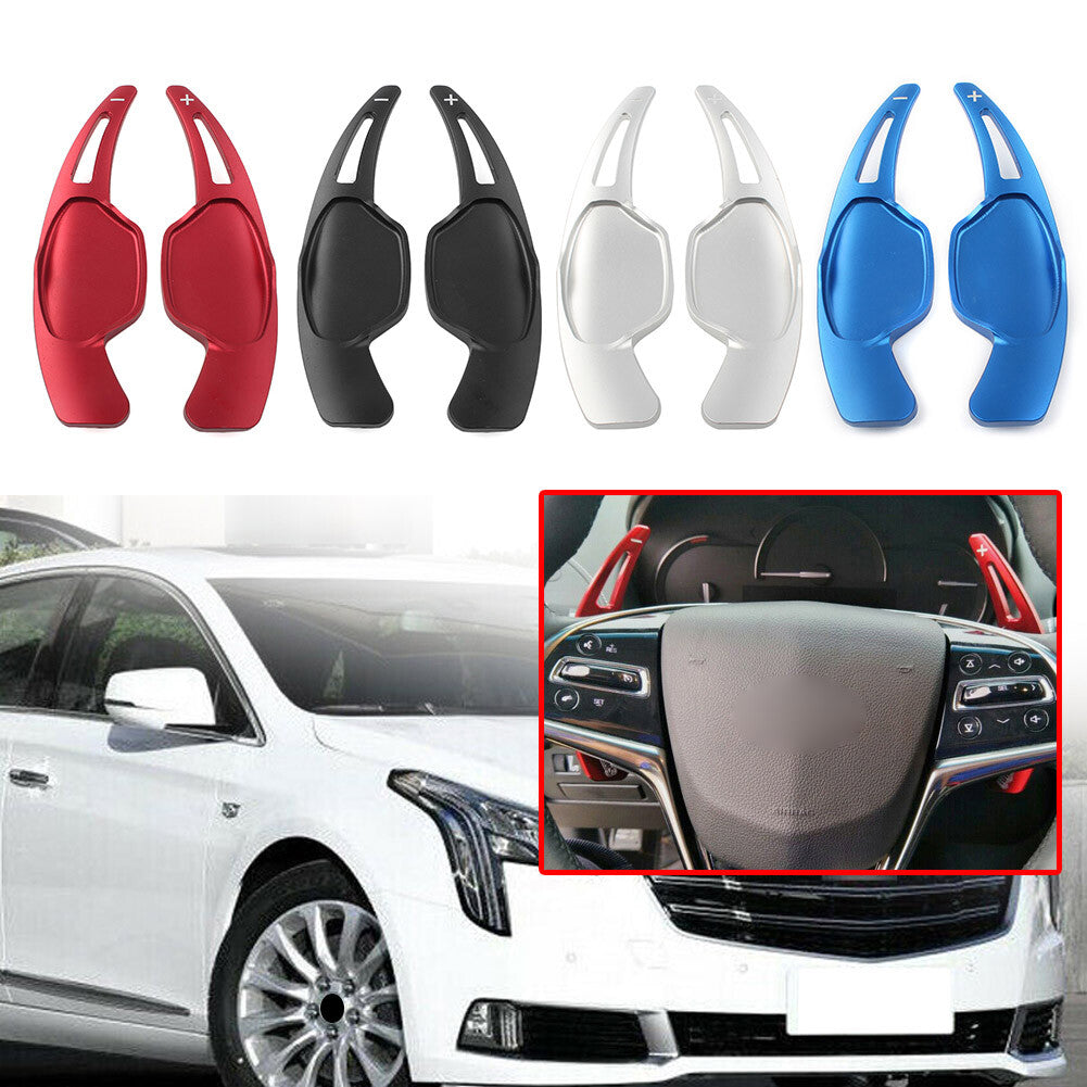 for Cadillac XTS 2013-18 Steering Wheel Aluminum Shift Paddle Shifter Extension