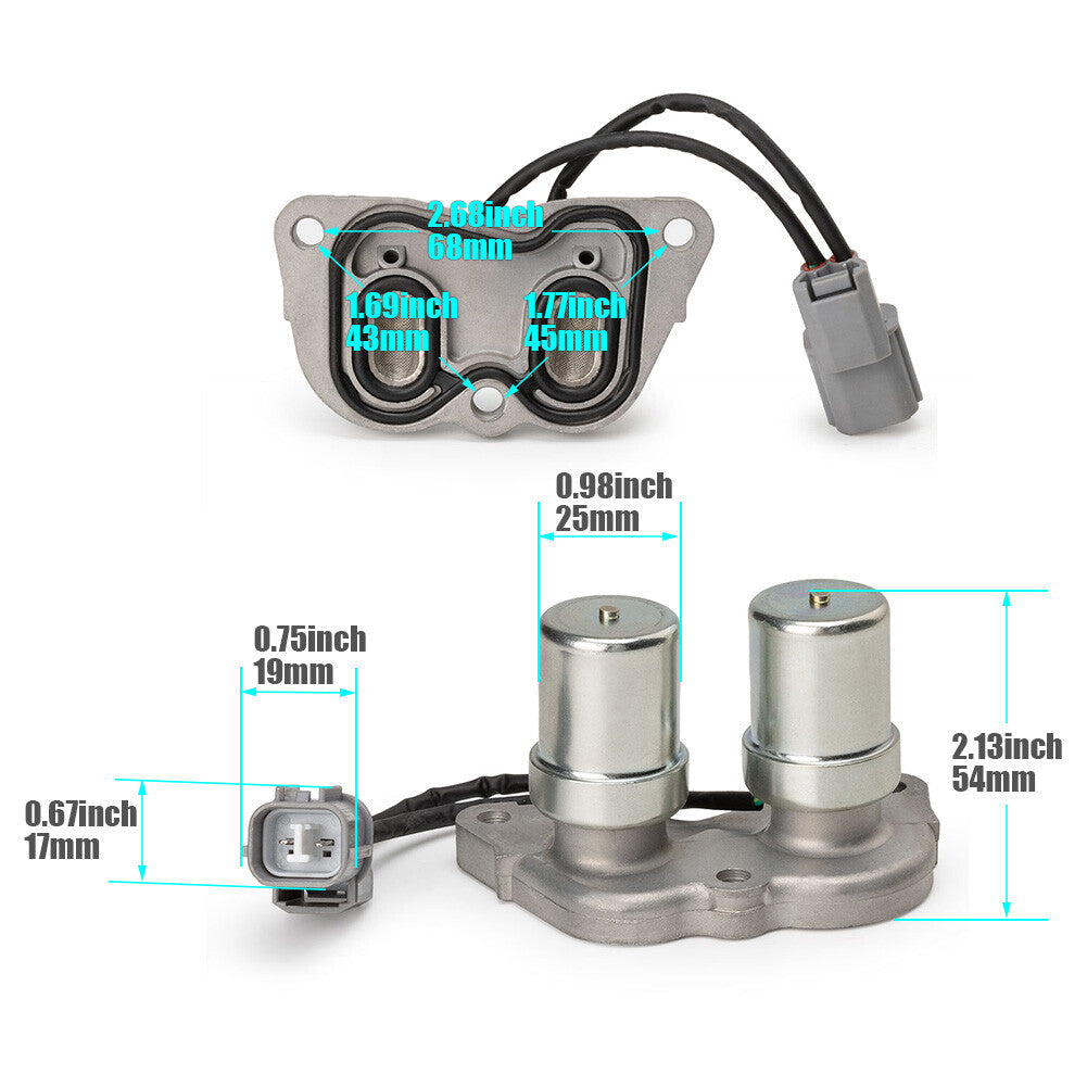 Shift Control Lock Up Solenoids Set for Honda Accord Prelude 2.2L 1990-1997