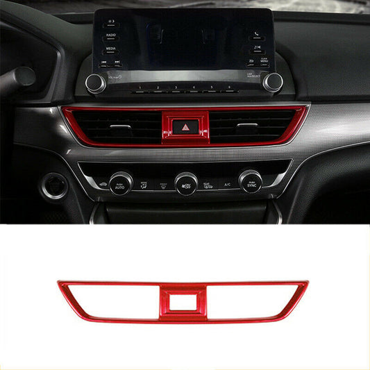 for Honda Accord 10Th 2018-2022 Red Inner Central Console Air Outlet Vent Frame