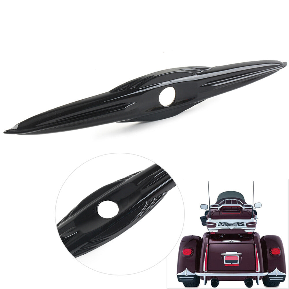 for Harley Street Tri Glide Trike FLHXXX Rear Trunk Latch Accent Trim Black Bike