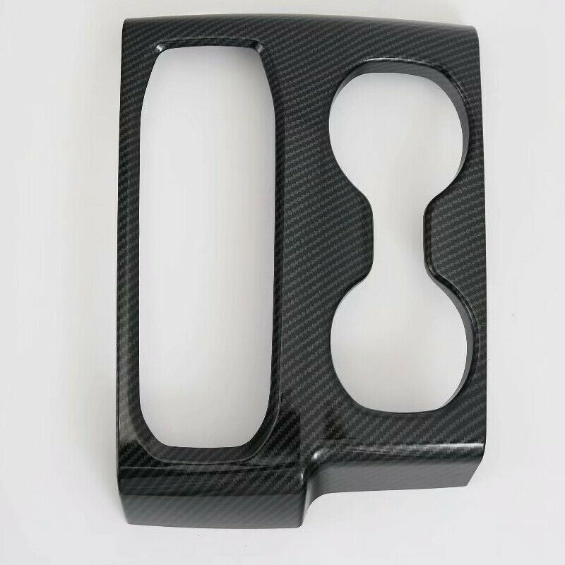 for Hyundai Santa Fe 2019-2021 Carbon Fiber Look Gear Shift Box Panel Cover Trim