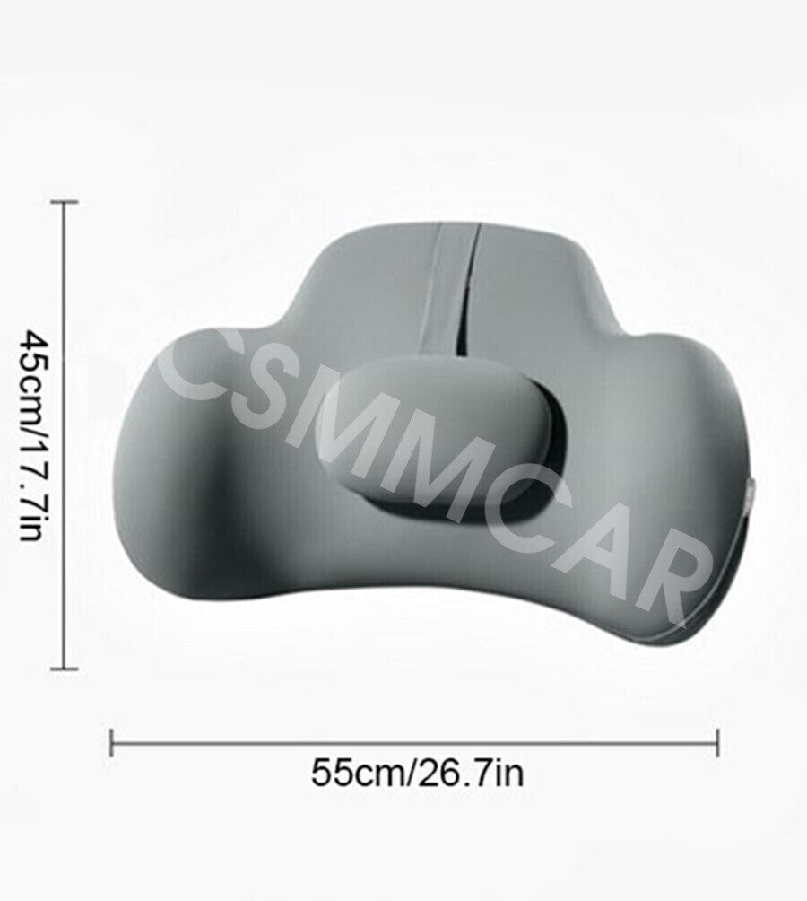 Car Waist Support Neck Protector for Seat Back Pillow For Long Distance Driving