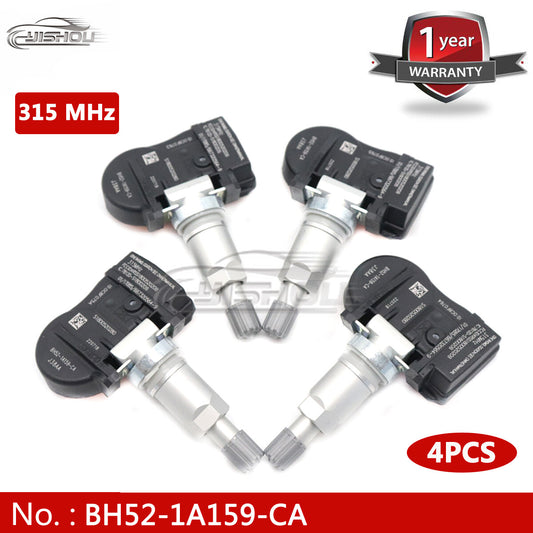 4-piece TPMS tire pressure sensor BH52-1A159-CA 315MHz for Land Rover LR4 and for Jaguar