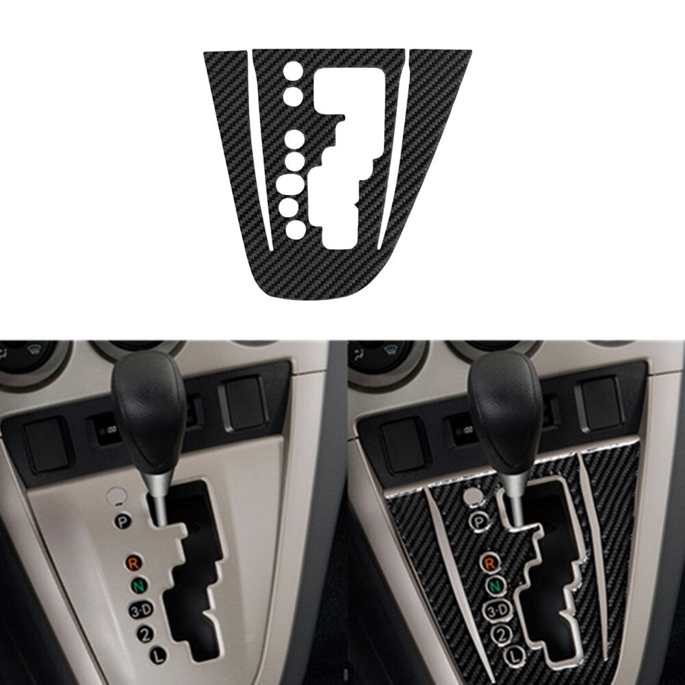 Carbon Fiber Gear Shift Panel Frame Cover Trim for Toyota Matrix 2009-2014