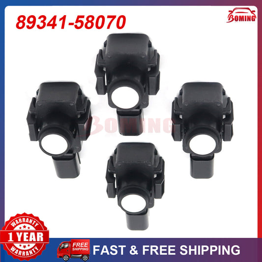 4PC Bumper Ultrasonic Parking Sensor 89341-58070 for Toyota Prius Prime 2016-18