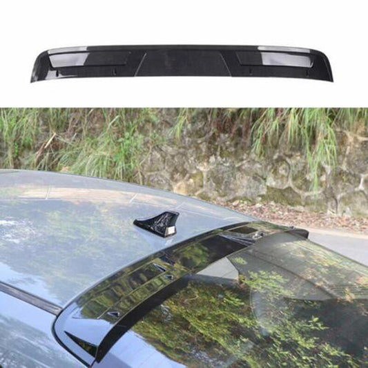 for Hyundai for Elantra 2021-2023 Carbon Fiber Roof Spoiler Trunk Tail Lip Wing Bar