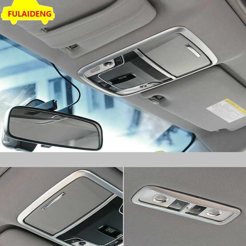 for Honda Accord 9th 2014-2017 Chrome Car Reading Light Lamp Frame Molding Trim