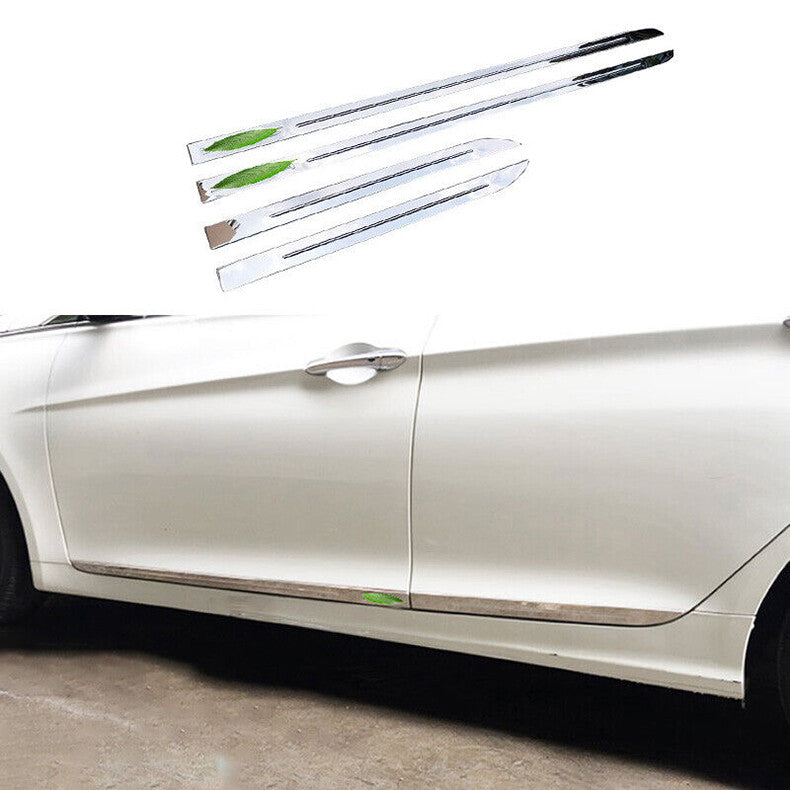 for Hyundai Sonata 2011-2014 Stainless Side Door Body Guard Molding Cover Trim