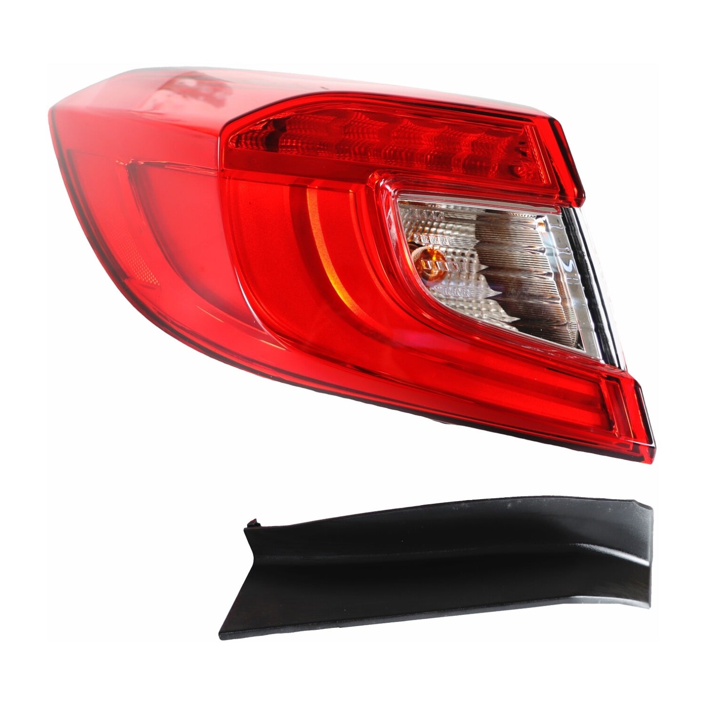 LED Left Driver Outer Tail Light for Honda Accord 2018-2022 Rear Taillamps Brake